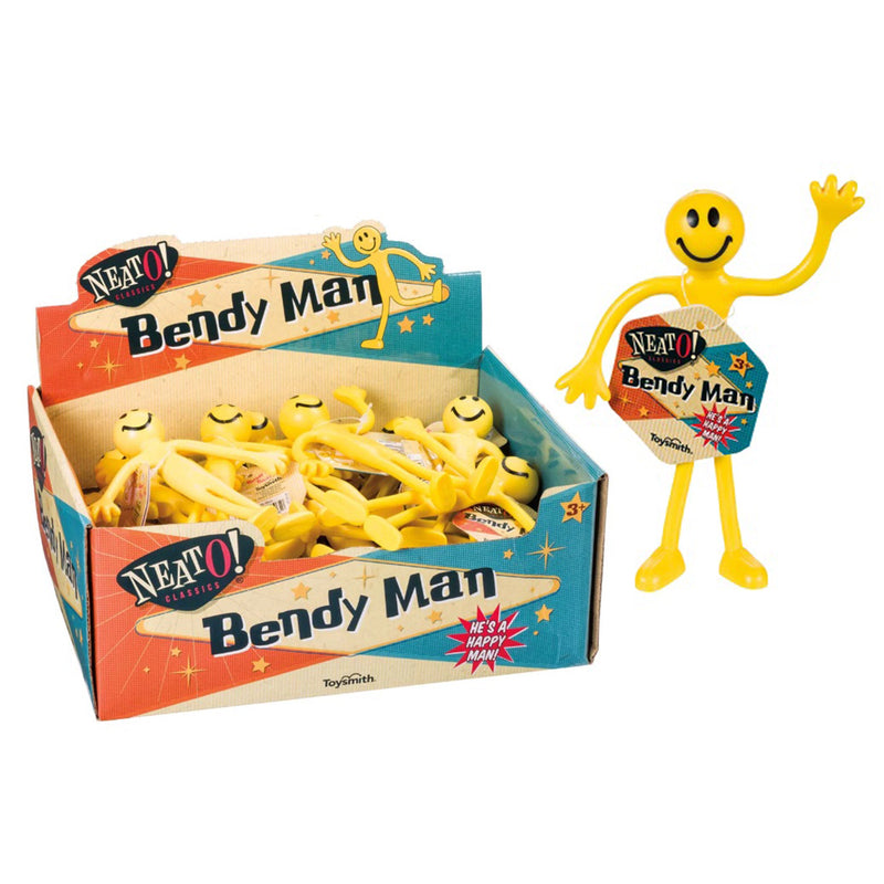 Bendy Smiley Man 13cm