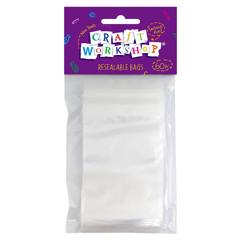 Craft Resealable Bags - 8x12cm