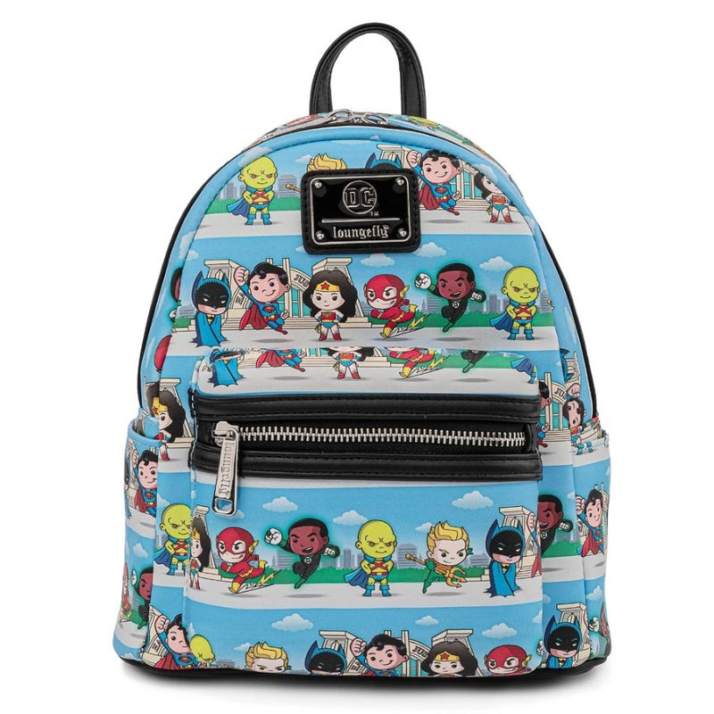 Loungefly - DC Comics - Chibi Lineup Mini Backpack