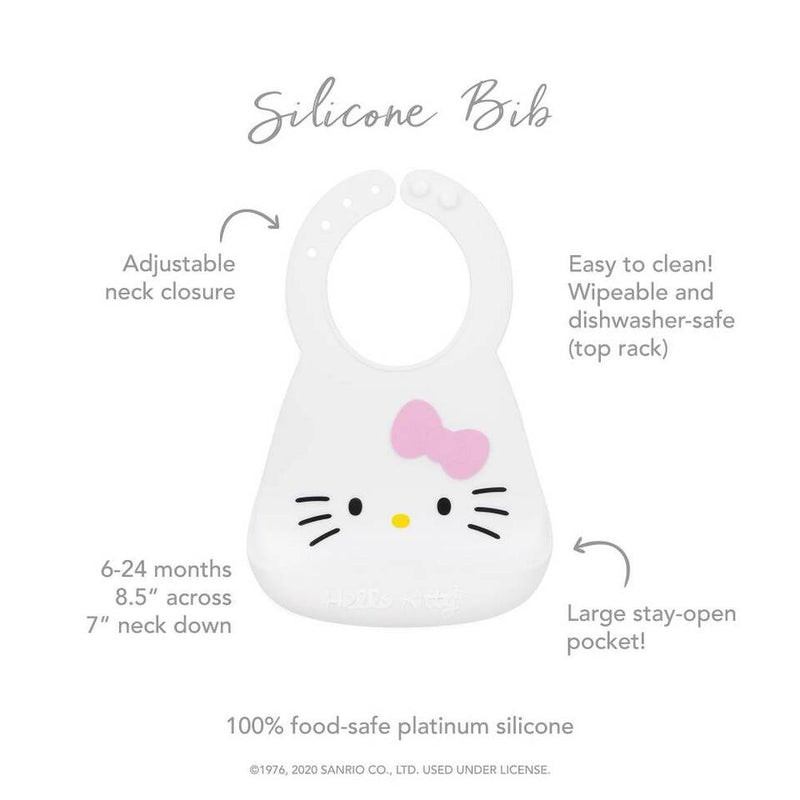 Bumkins Silicone Bib - Sanrio Hello Kitty