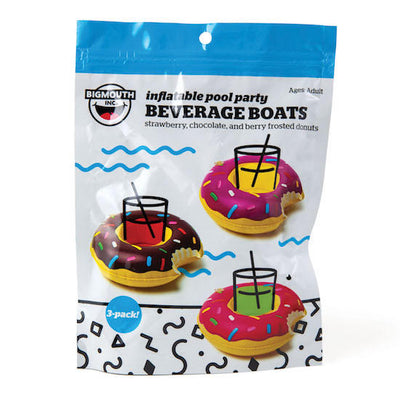 Inflatable Pool Party Beverage Boats - Donuts