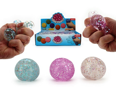 Galaxy Squeeze Ball with Sequins