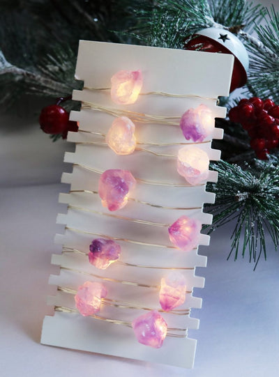 Crystal Fairy Lights - Amethyst