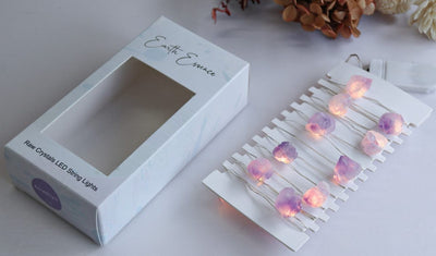 Crystal Fairy Lights - Amethyst