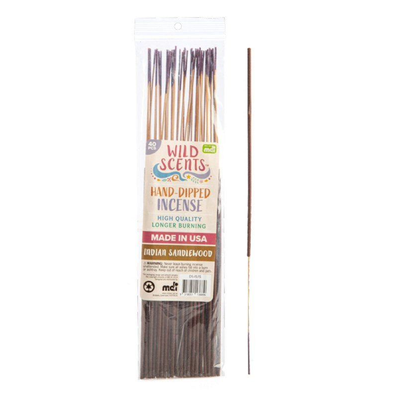Wild Scents Incense Sticks - Indian Sandlewood