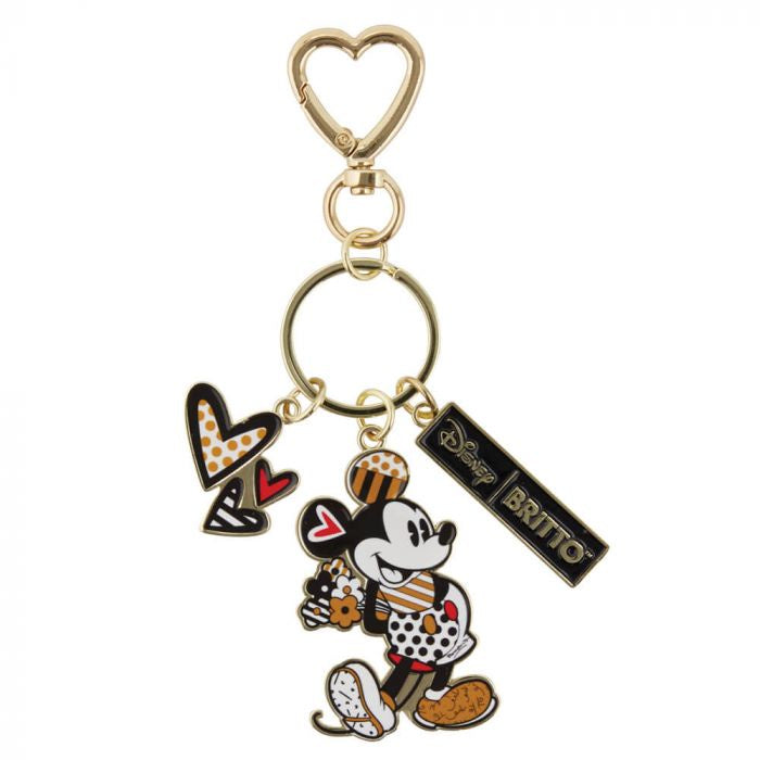 Britto Midas Mickey Mouse Metal Keychain