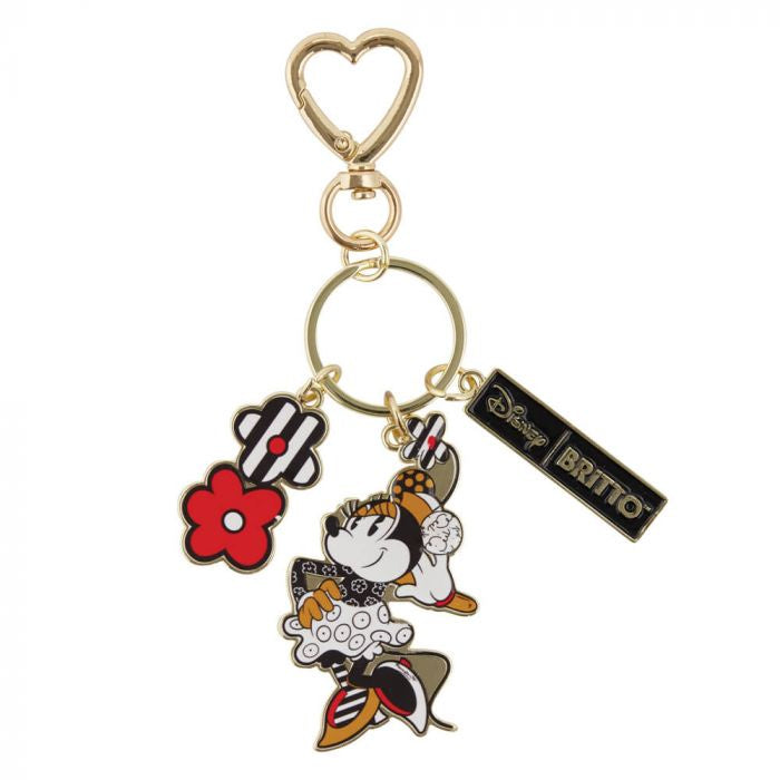 Britto Midas Minnie Mouse Metal Keychain