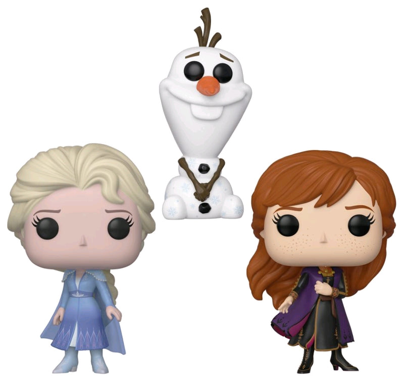 Frozen II - Elsa, Olaf & Anna Pop! Vinyl 3-pack