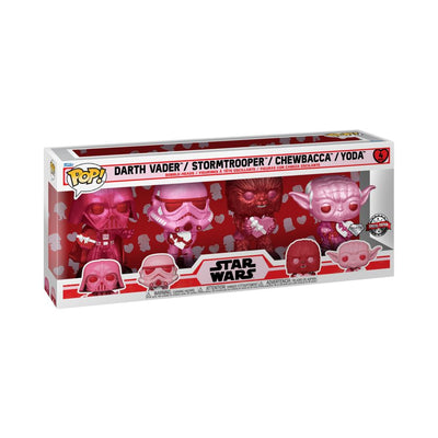 Star Wars - Valentine Diamond Glitter Pop! Vinyl 4-Pack