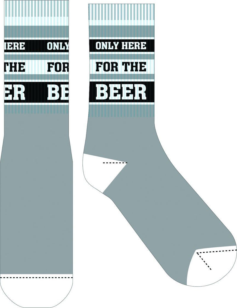Frankly Funny Novelty Socks - Here For Beer