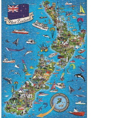 New Zealand Family Jigsaw Puzzle 1000pc