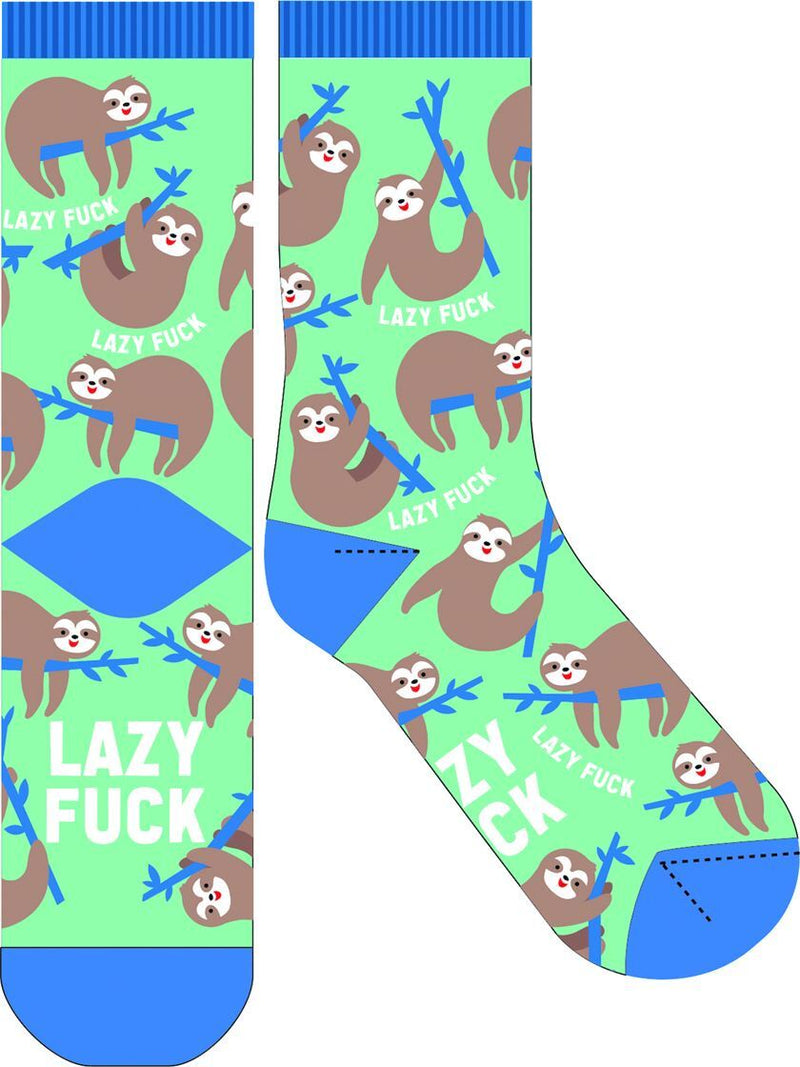 Frankly Funny Novelty Socks - Lazy Sloth