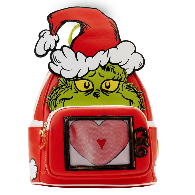 Loungefly - Dr Seuss - The Grinch Heart Size Mini Backpack