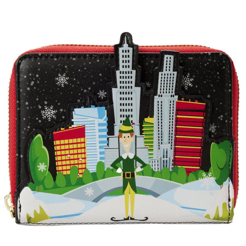 Loungefly -Elf - Buddy in Manhattan Zip Purse