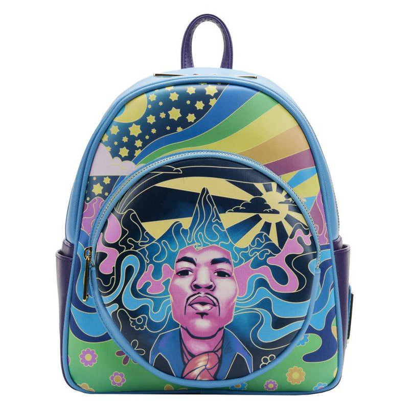 Loungefly - Jimi Hendrix - Psychadelic Landscape Glow Mini Backpack
