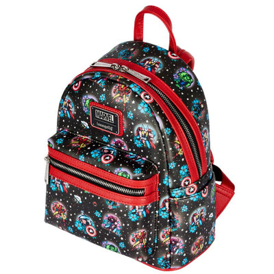 Loungefly - Marvel - Avengers Floral Tattoo Mini Backpack