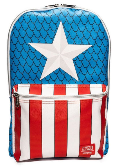 Loungefly - Captain America - Costume Backpack with Pin