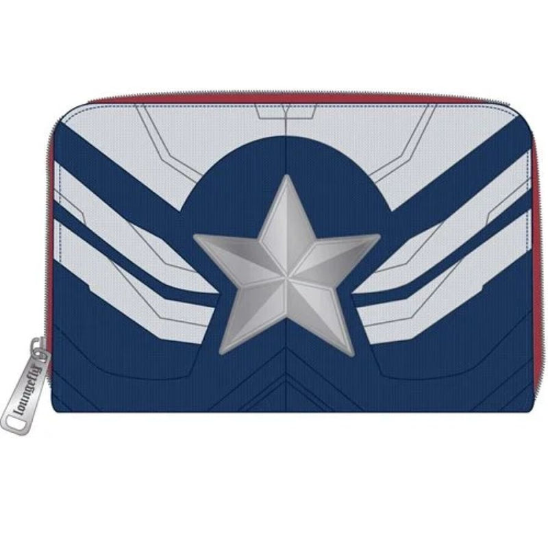 Loungefly - The Falcon and the Winter Soldier - Captain America Zip Purse