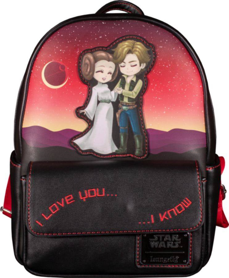 Loungefly - Star Wars - Princess Leia & Han Solo US Exclusive Mini Backpack