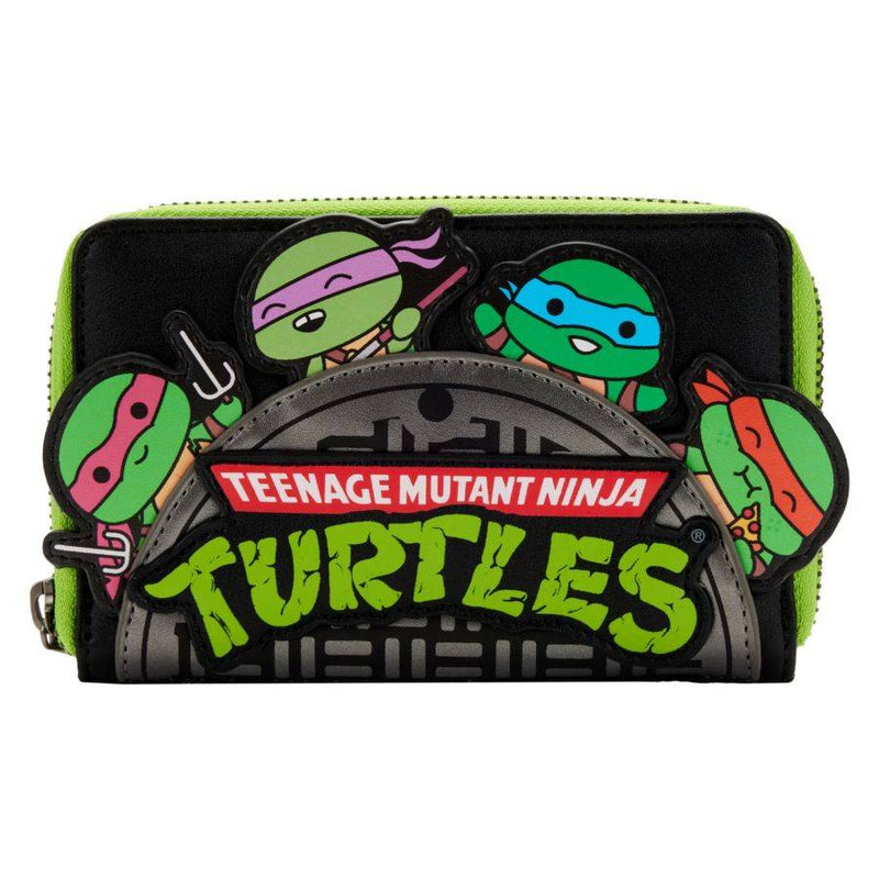 Loungefly - Teenage Mutant Ninja Turtles (TV 1987) - Sewer Cap Zip Purse