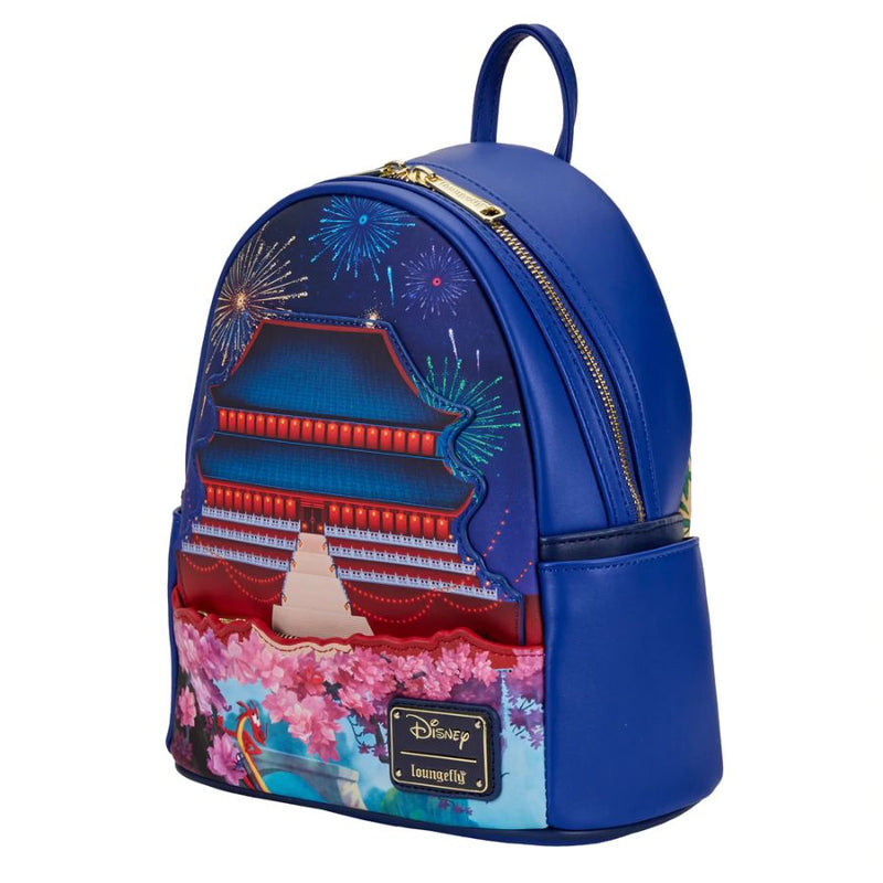 Loungefly - Mulan (1998) - Castle Light Up Mini Backpack