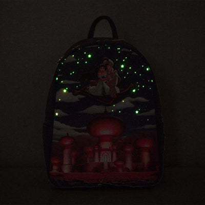 Loungefly - Aladdin (1992) - Aladdin and Jasmine Magic Carpet Ride Mini Backpack