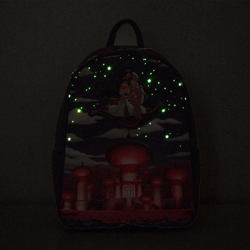 Loungefly - Aladdin (1992) - Aladdin and Jasmine Magic Carpet Ride Mini Backpack