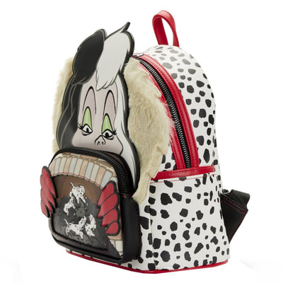 Loungefly - 101 Dalmatians - Villians Scene Cruella Mini Backpack