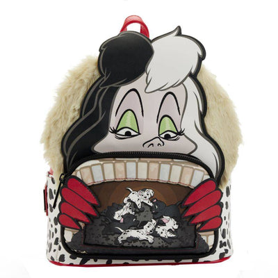 Loungefly - 101 Dalmatians - Villians Scene Cruella Mini Backpack