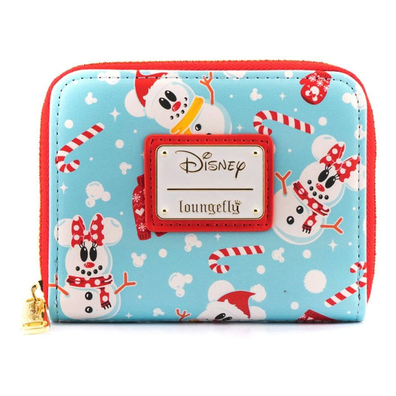 Loungefly - Mickey Mouse - Snowman Zip Around Purse