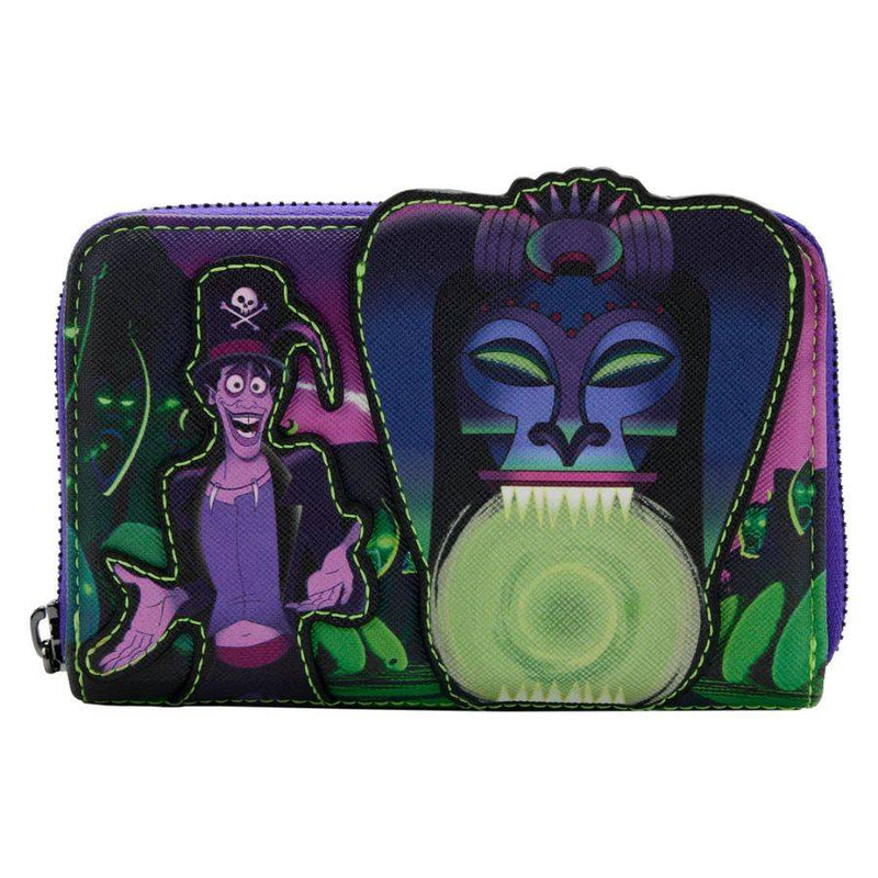 Loungefly - Princess and the Frog - Facilier Glow Zip Purse