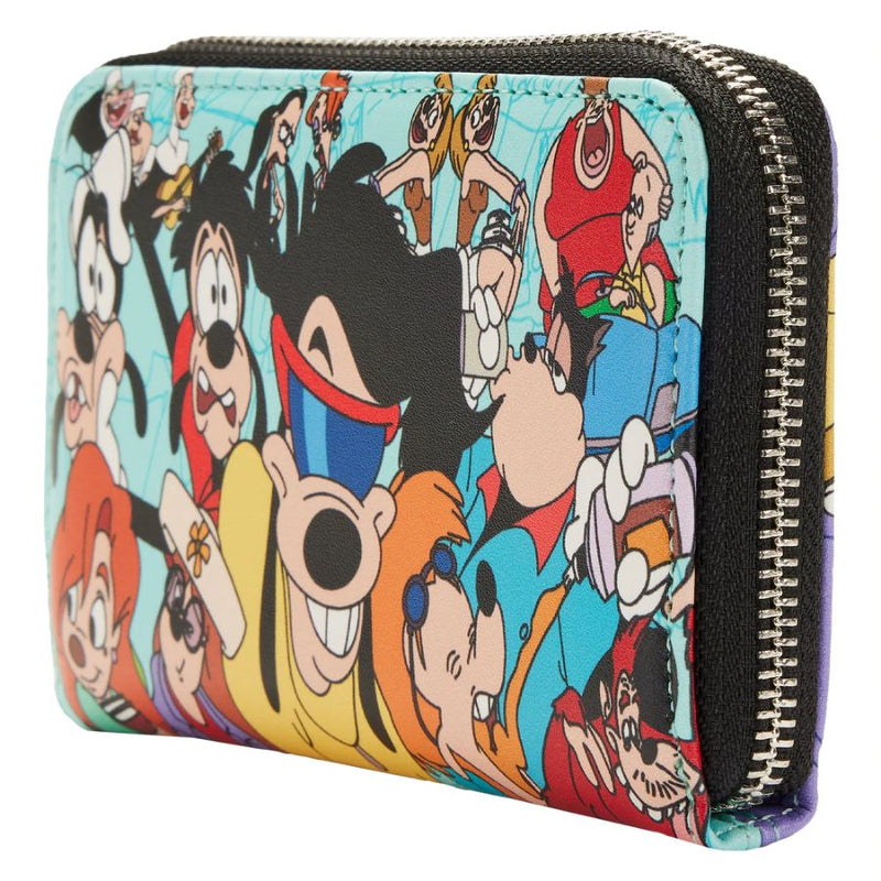 Loungefly - Goofy Movie - Collage Zip Purse