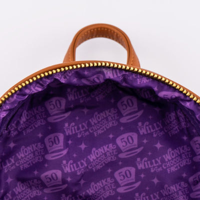 Loungefly - Willy Wonka and the Chocolate Factory - 50th Anniversary Mini Backpack