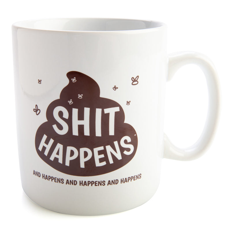 Shit Happens Giant Coffee Mug