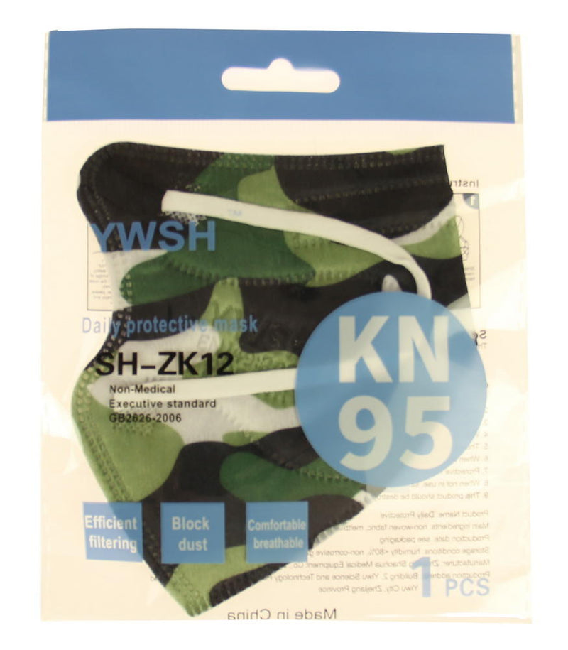 Kids KN95 Face Mask - Camo