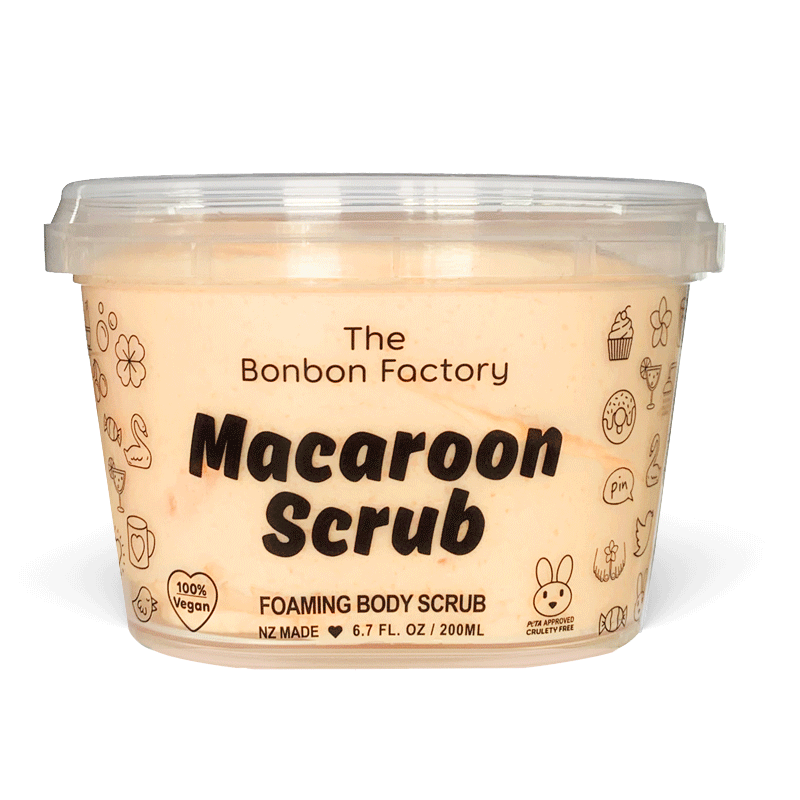 The Bonbon Factory - Macaroom Scrub Mango & Papaya