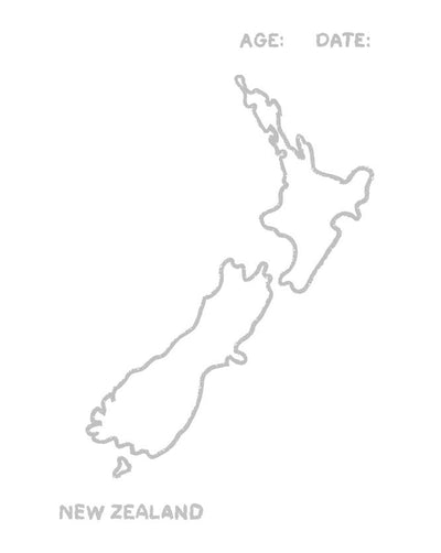 Honeysticks Toddler's First Colouring Book - A New Zealand Adventure