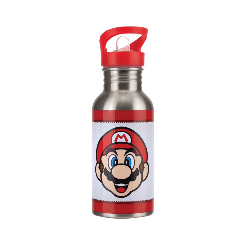 Super Mario - Metal Water Bottle