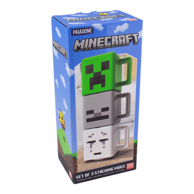 Paladone Minecraft Stacking Mugs Set