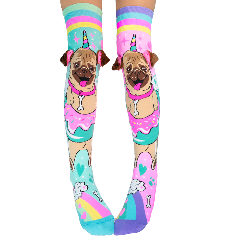 Madmia Pug Knee High Socks - Toddler