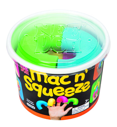 Mac n Squeeze Nee Doh  Reusable Storage Tub – Sensory Street