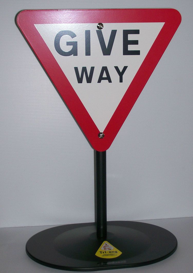 Road Sign Giveway