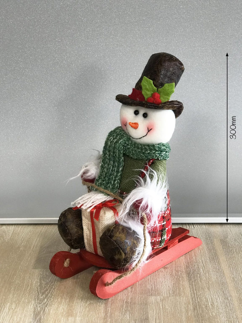 Christmas - Snowman Sleigh