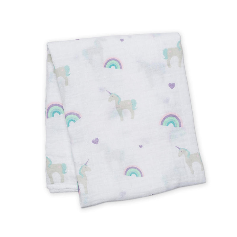 Muslin Cotton Swaddle Unicorn