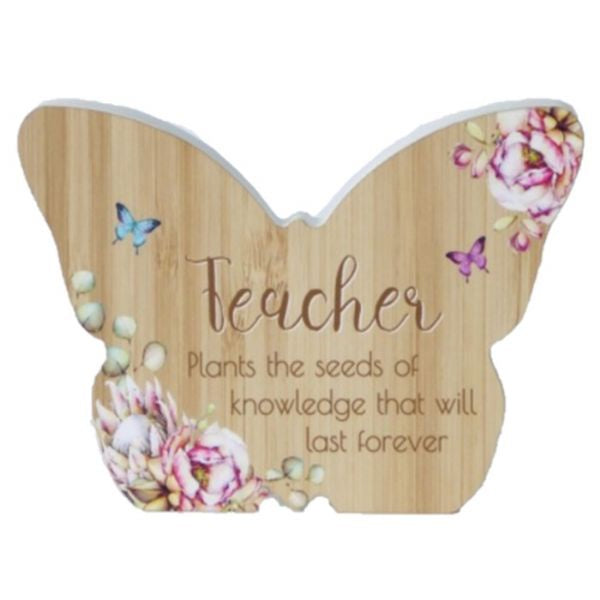 Teacher Bunch of Joy Butterfly Plaque