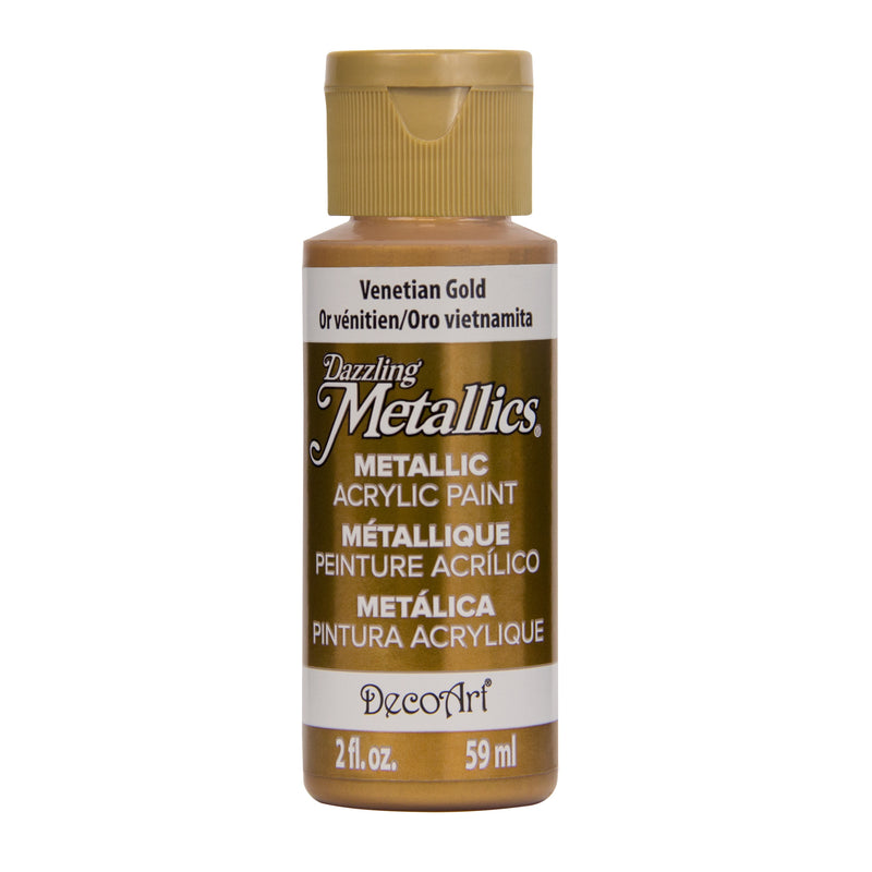 Deco Art Dazzling Metallics Paint 2oz - Venetian Gold