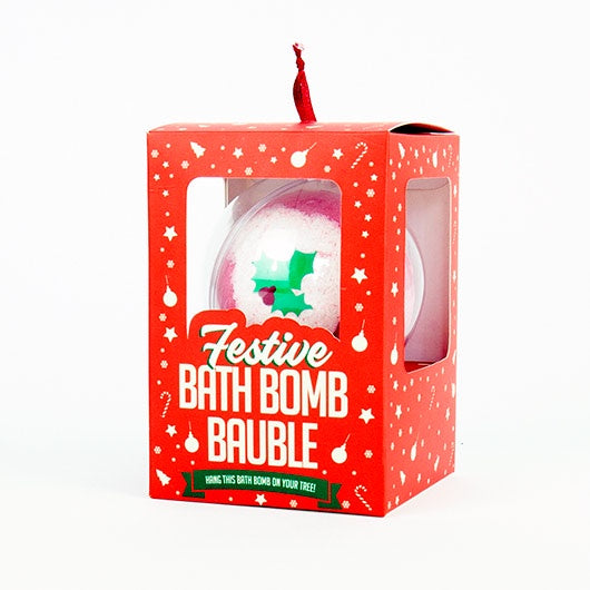 Festive Bath Bomb Bauble