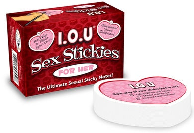 IOU Sex Stickies for her
