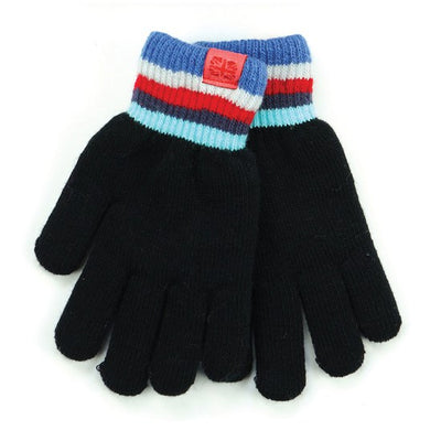 Kids Fuzzy Lined Gloves Assorted