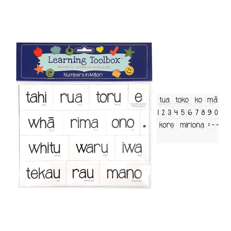 Magnetic NZ Māori Numbers